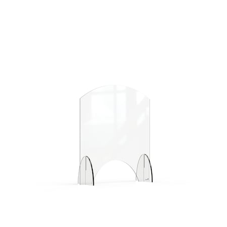 Rosseto Serving Solutions Avant Guarde 24x28 Acrylic Sneeze Guard with Pass-Through Window, 1 EA AG008